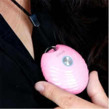 航电中和（AVICHE）W3藕粉色项链式净化器女生儿童挂饰挂件穿戴便携式车载负离子微型空气净化器除烟除雾霾 藕粉贝壳款