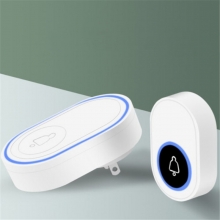 凌防（LFang）A500-WIFI 1按钮+2主机 门铃无线门铃家用 智能家用电子门铃