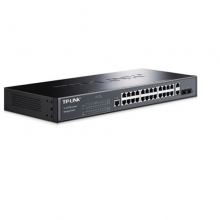 TP-LINK TL-SL3226-Combo 24口百兆二层网管核心交换机 2千兆口+2复用光纤口
