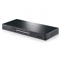 TP-LINK TL-SG1218PE 16口千兆POE交换机 (2千兆光纤口)