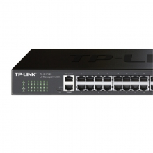 TP-LINK TL-SH7428 三层网管交换机 万兆上联堆叠式 24千兆+4复用千兆 SFP+4独立万兆SFP+