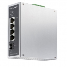 TP-LINK TL-SG2105工业级 交换机 4口全千兆WEB网管型+1个SFP光纤接口 导轨式壁挂安装