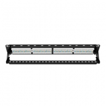 TP-LINK TL-ED6024  24口六类千兆网络配线架 高端工程级加厚型镀金 19英寸1U标准机架机柜式