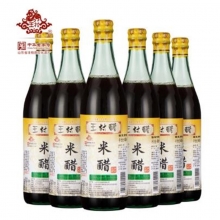 王村醋（WANG CUN CU）小米醋480ml*6山东特产零添加酿造炒菜凉拌饺子调味